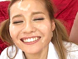 Yuuki Mari enjoys sucking a large stiff wang picture 128