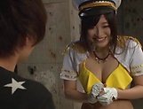 Steamy cosplay as babe Kitano Nozomi gets penetrated