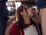 Frisky Japanese teen got gangbanged picture 32