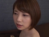 Asian girlfriend with a shaved pussy Ogura Kana gets a facial picture 58