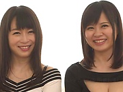 Cute Hatsuki Nozomi and Aizawa Yurina in a hot threesome