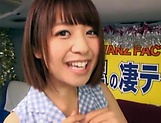 Cute Asian beauty Wakaba Onoue loves eating hot hard cock picture 34