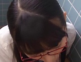 Kinky head queen Wasa Yatabe enjoys engulfing cock picture 39