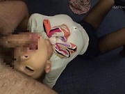 Japanese sex doll Konishi Yuu gives a masterful blowjob
