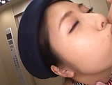 Yuna Ema takes a messy cum on face