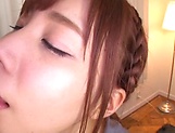 Teen Japanese babe sucks cock in perfect POV picture 12