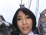 Abeno Miku is a naughty schoolgirl
