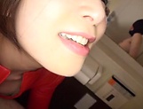 Sasaki Aki offers a wild mouth watering blowjob picture 59