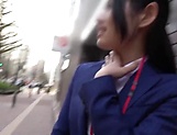 Komori Anna is a blowjob queen at work picture 11