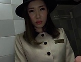 Shiori Ootani, Japanese blowjob while clothed