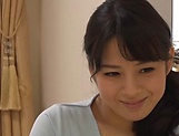 Curvaceous housewife Mishima Natsuko teases cock and swallows  picture 15