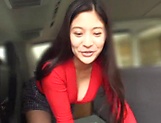Juicy Japanese girl Meguri gets pleasure of titfuck picture 12