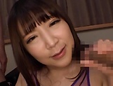 Japanese milf with big tits gets cumshot picture 13