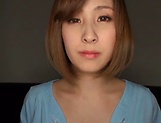 Pornstar in red lingerie Orihara Honoka gets mouth fucked