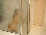 Haruna Hana, enjoys a sensual shower scene picture 18