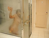 Haruna Hana, enjoys a sensual shower scene picture 27