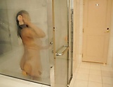 Haruna Hana, enjoys a sensual shower scene picture 35
