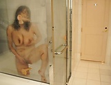 Haruna Hana, enjoys a sensual shower scene picture 40