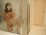 Haruna Hana, enjoys a sensual shower scene picture 41