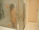 Haruna Hana, enjoys a sensual shower scene picture 45