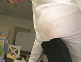 Imanaga Sana fucked a cleaning guy picture 69