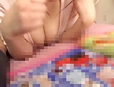Hot MILF Yuzuki Marina enjoys having a massive cock between tits