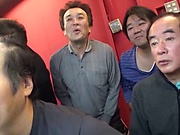 Busty Japanese with insane ass, flaming POV action 