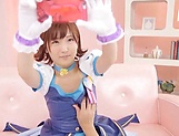 Sakura Kizuna sex cosplay and hardcore sex on cam picture 25