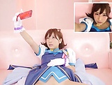 Sakura Kizuna sex cosplay and hardcore sex on cam picture 49