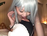 Kinami Hina gives a spicy head and hanjob picture 27