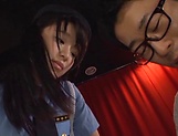Japanese teen in a police uniform Himekawa Yuuna enjoys cosplay sex