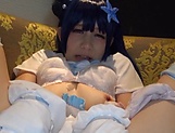 Horny teen gets screwed hard in cosplay session