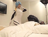 Hot Asian teen in sexy pants Kurata Mao goes mad about cosplay sex picture 5