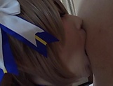 Konishi Marie naughty cosplay while sucking dick  picture 21