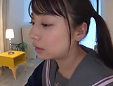 Hot Japanese schoolgirl got fucked picture 33