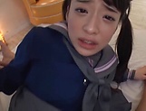 Hot Japanese schoolgirl got fucked picture 43