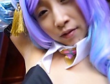 Sex and nudity in cosplay scenes with Ayumi Kimito picture 86