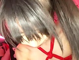 Petite asian lady Wasa Yatabe enjoys kinky bondage picture 53