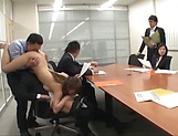 Office lady is having group sex at work picture 54