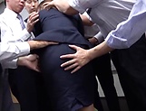Office girl gets to fuck all her work colleagues  picture 22