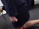 Office girl gets to fuck all her work colleagues  picture 88