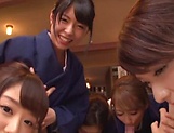 Japanese kimono gangbang with hot women  picture 16