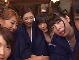 Japanese kimono gangbang with hot women  picture 61