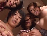 Hot Japanese teen enjoys dick along her colleagues  picture 29