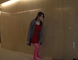 Shameless milf in pink stockings Maki Kyouko in a group action picture 2