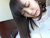 Cute teen Imai Imai enjoys sucking a pulsating ramrod picture 28