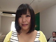 Kawai Mayu, gets a messy cum on tits