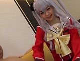 Hayama Mei looks hot in a sexy costume picture 23