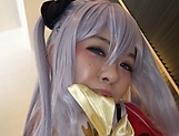 Hayama Mei gets a worty cum in mouth picture 75