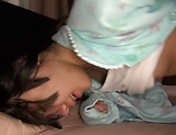 Tiny tits Aoi Ichigo passionately blows a hard pole picture 105